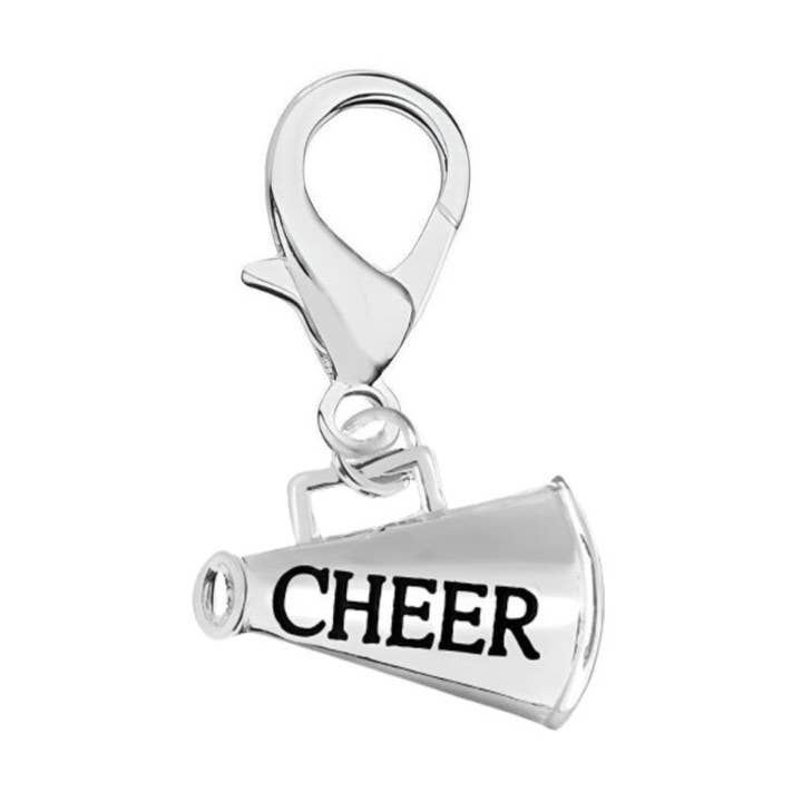 Cheerleading Megaphone Hanging Charms for wholesale by The Awareness Company