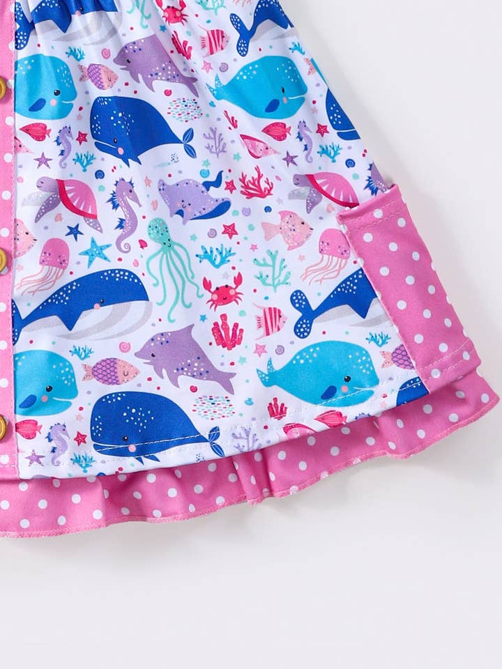 Clover Cottage - Wholesale Dress - Kids - Ocean Tales Girls Dress