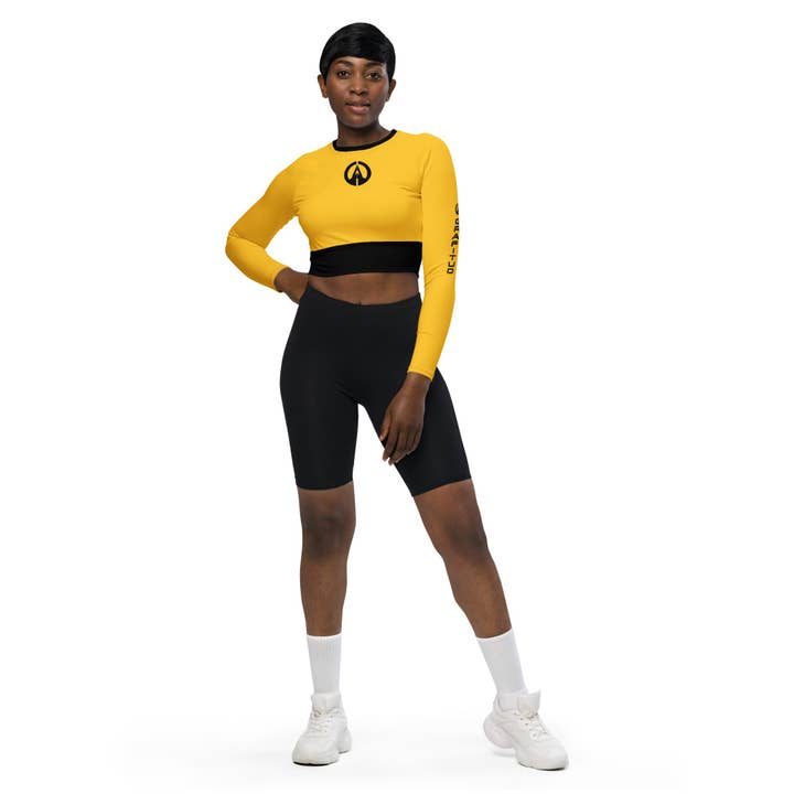 Long-Sleeve Crop Top - GD B-Lee for wholesale by GRAFITUD