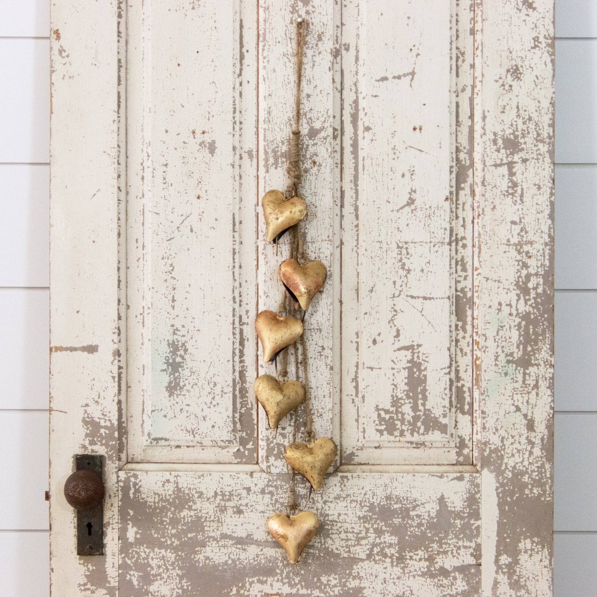 Audrey's Home & Gift - Wholesale Decorative Tabletop Object - Cluster Of Heart Shaped Bells (PC)1