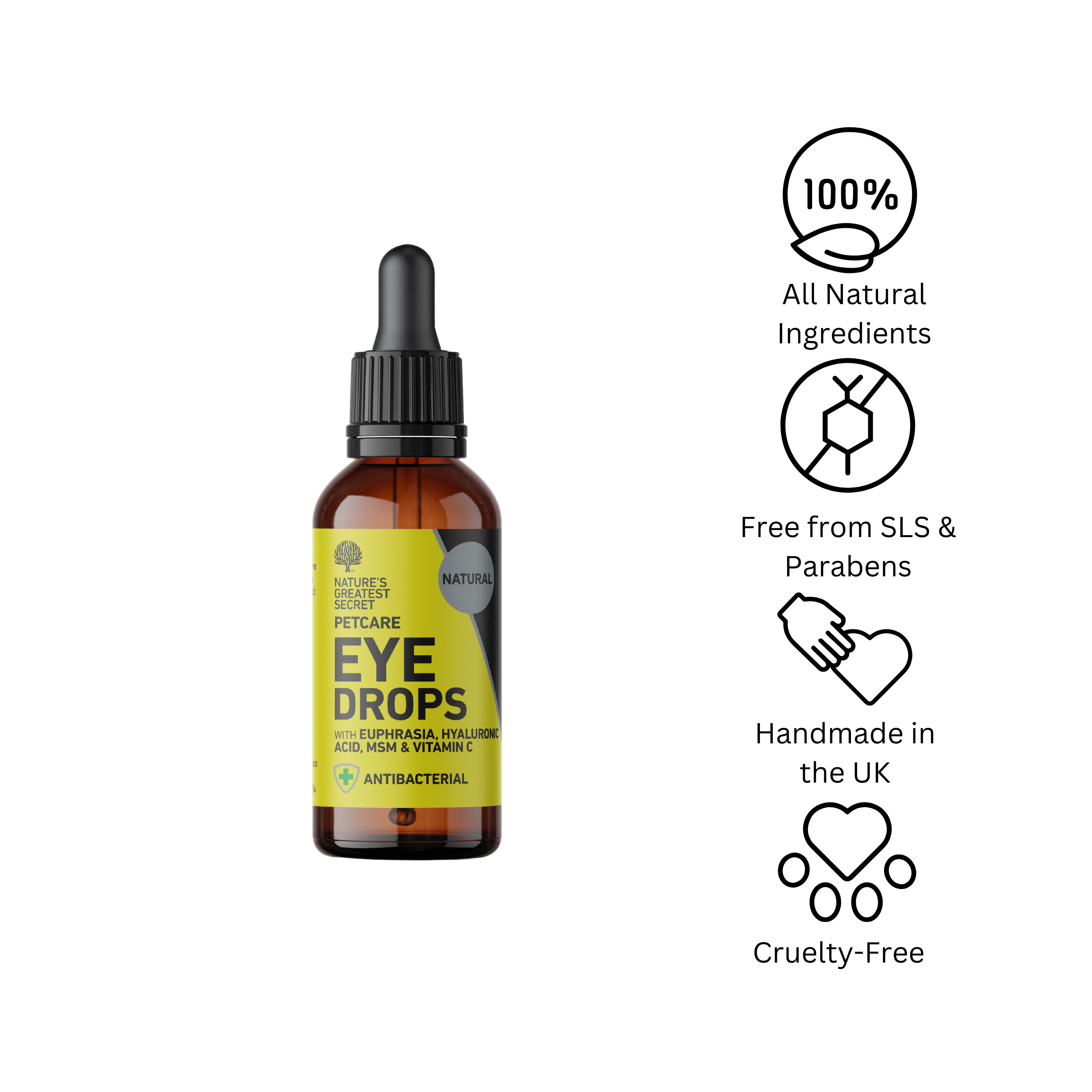 Natures Greatest Secret – wholesale Pet spray – Dog – NEW Natural Antibacterial Colloidal Silver Pets Eye Drops1