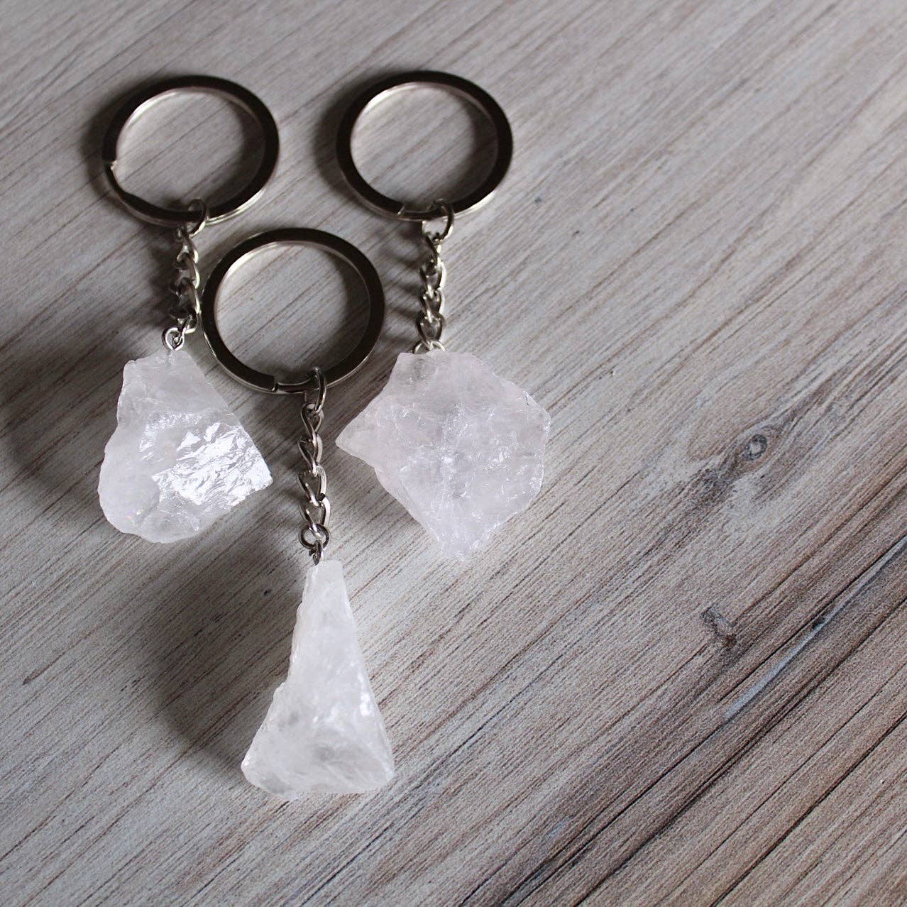 Pebble House - Wholesale Keychain - Unisex - Raw Crystal Keychain (Crystals & Stones)10