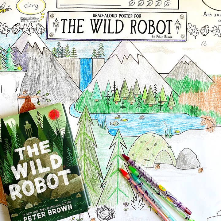 The Wild Robot Read-Aloud Poster for wholesale by Ruby Reads Books