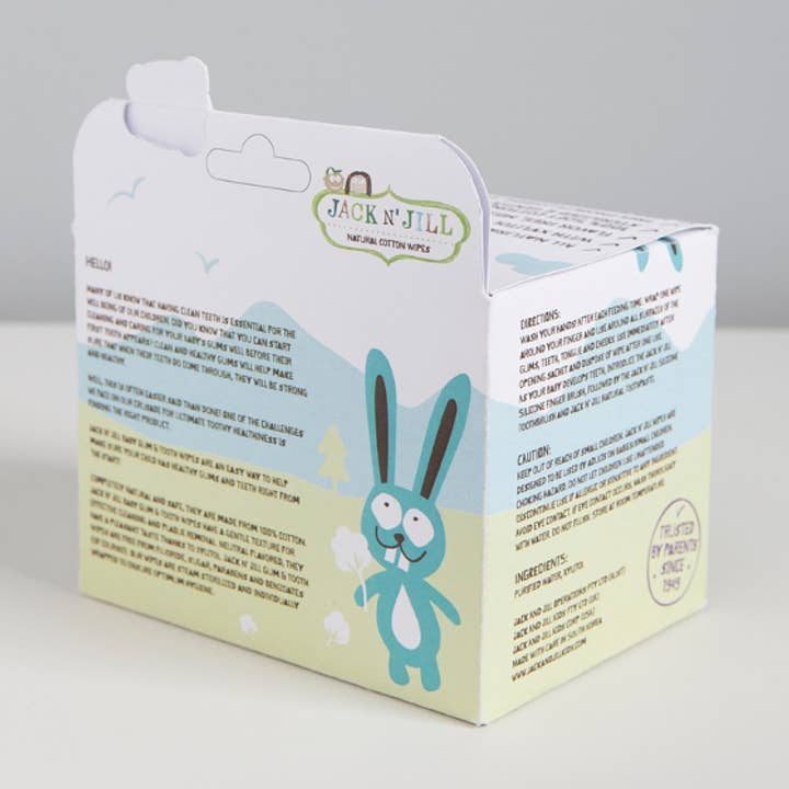 Jack N' Jill Kids & NFco - Wholesale Toothbrush - Kids & Baby - Jack N' Jill Natural Baby Gum & Tooth Wipes - 25 Pack