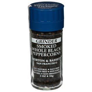 Hudson Meat Company - Wholesale Pepper/Peppercorns - GRINDER SMOKED WHOLE BLACK PEPPERCO - MORTON & BASSET