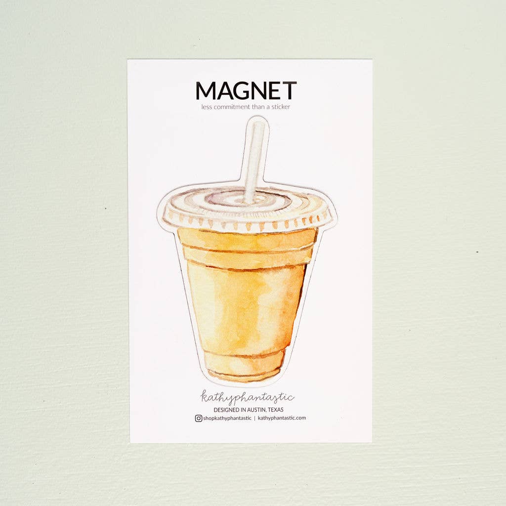 kathyphantastic - Wholesale Magnet - Iced Coffee Magnet2