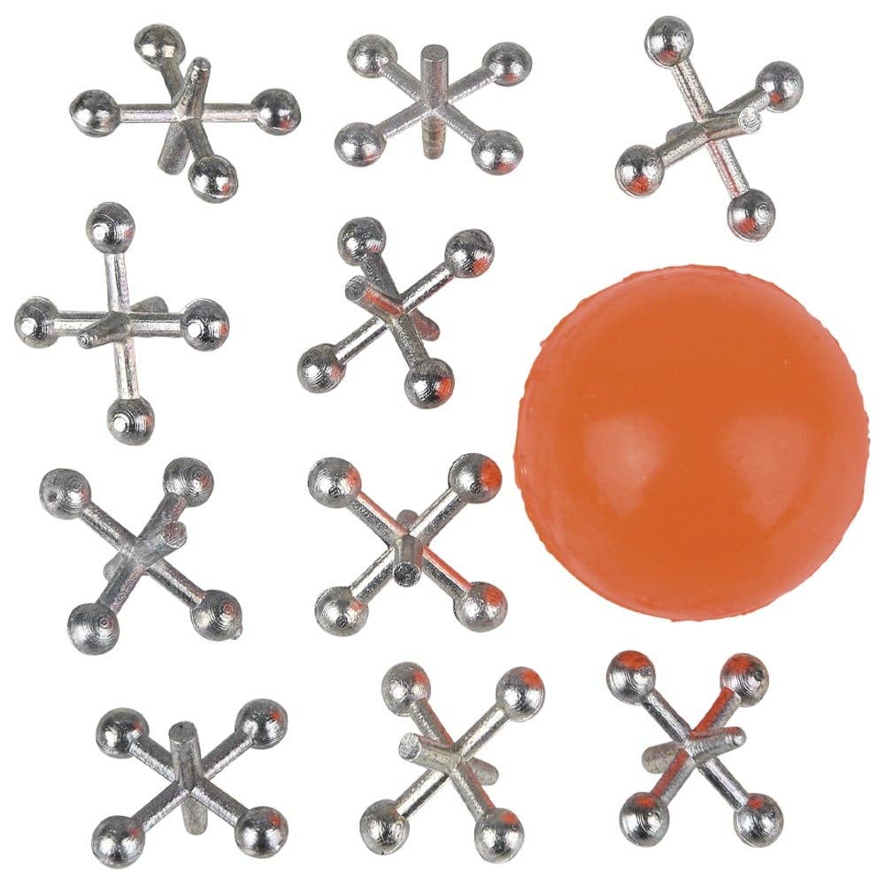 La Luna Bella - Toys – Brinquedo clássico - Crianças por atacado – CONJUNTO DE JACKS DE METAL 0.5" LLB brinquedos para crianças1