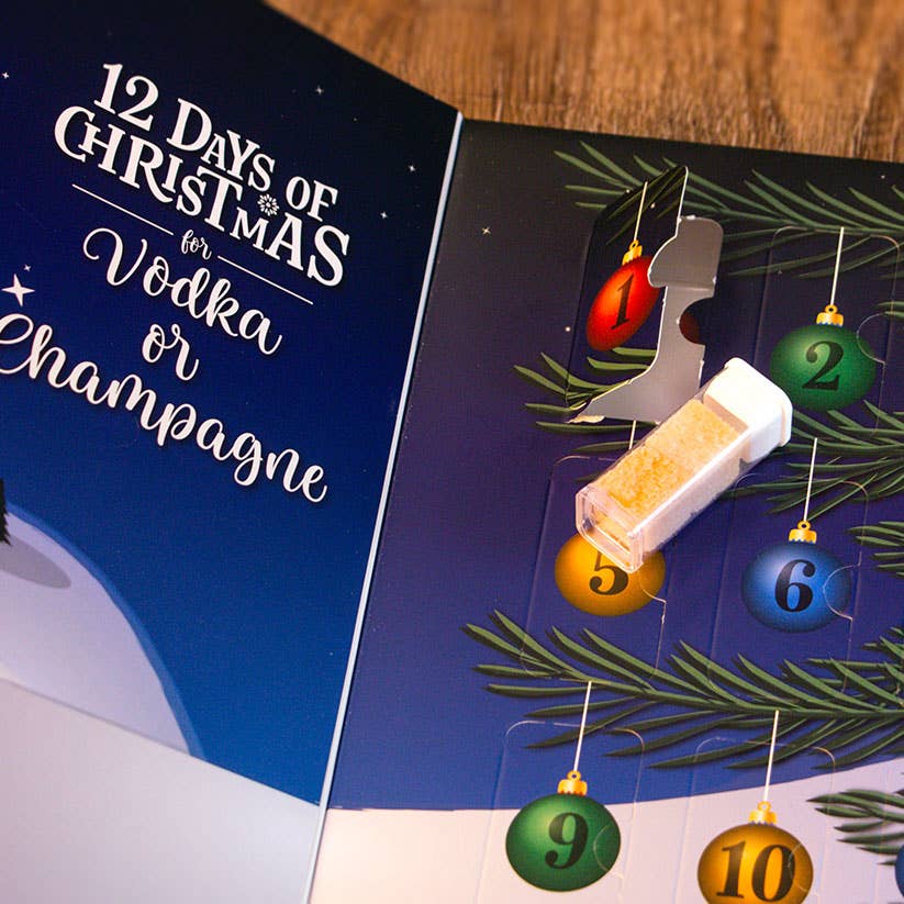 Meliora Forever - Wholesale Advent Calendar - Vodka or Champagne 12 Days of Christmas Gift Box2
