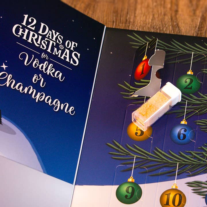 Meliora Forever - Wholesale Advent Calendar - Vodka or Champagne 12 Days of Christmas Gift Box2