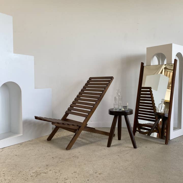 Office Objets - Wholesale Chair - Teak slatted folding lounge chair16