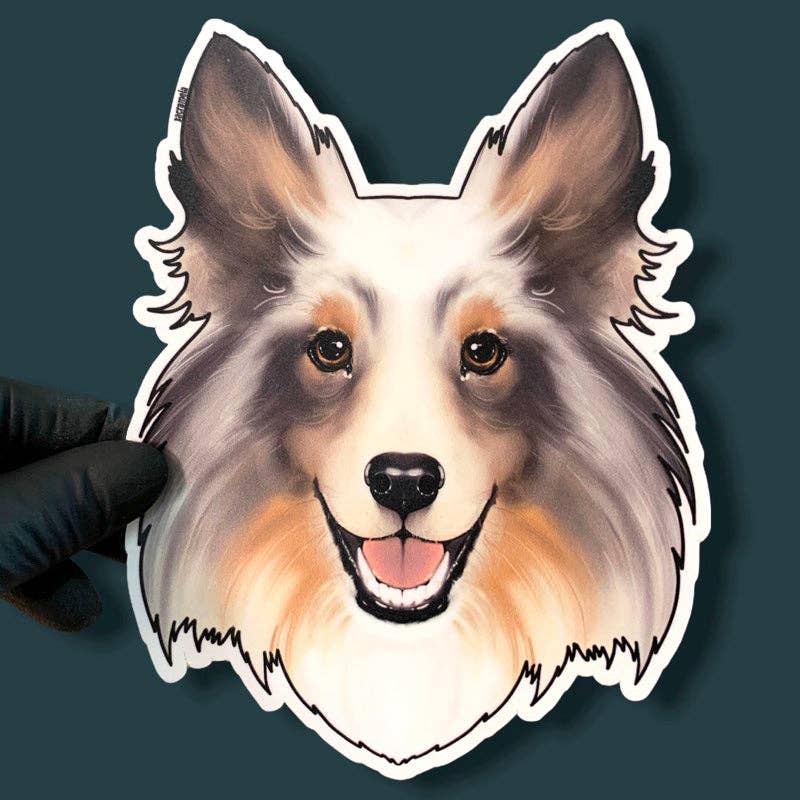 SACRAMELA - Wholesale Sticker - SHETLAND SHEEPDOG BLUE MERLE3