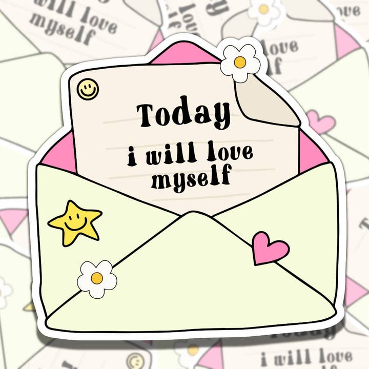 Self-Love Affirmation Note - Cute Daily Reminder for wholesale by Sticky Sadness Designs