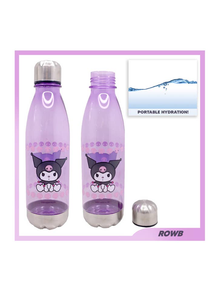 UPD ROWB Kuromi Water Bottle - 12 pcs for wholesale by PINEAPPLE Beauty