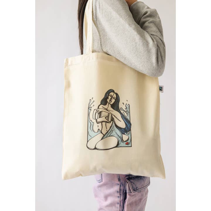 Heiko Clothing – wholesale Tote bag – Women's – Organic Cotton 'Aquarius' Tote Bag1