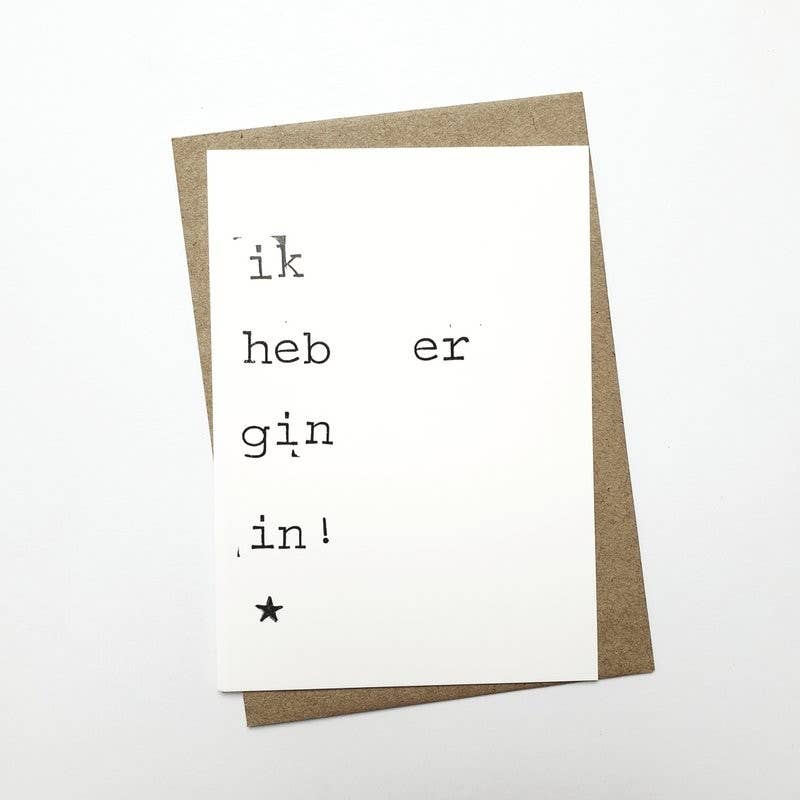 By Mar Postcards - Wholesale Postcard - I Have Gin In It!0