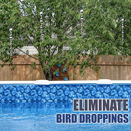 Tapix - Wholesale Bird Feeder - Bird Repellent Device Reflective Bird Diverters Hanging Spiral 11 inch 10 Pack7