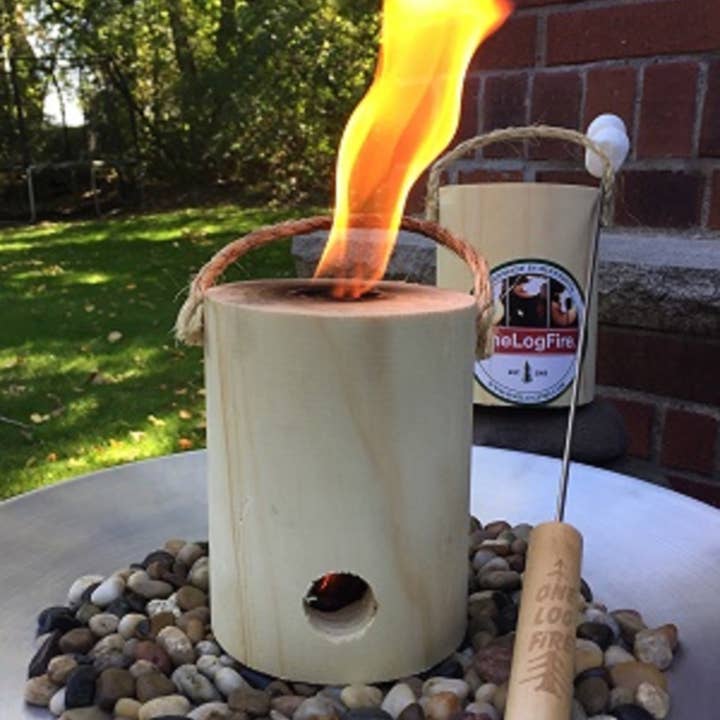 OneLogFire - Wholesale Fire Pit - Mini Onelogfire 12-Logs per case 1-Hour burn time