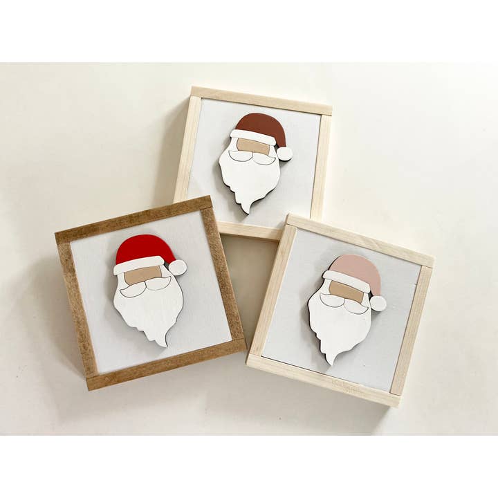 Minimalistic Santa Sign for wholesale by Cope and Co Custom Signs