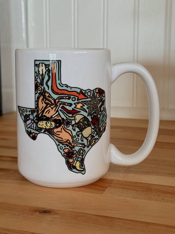 TX MUG for wholesale by Western Vintage Babe