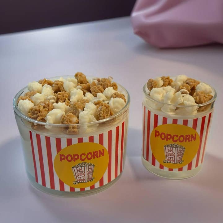 Caramel Popcorn Candle for Movie Lovers & Home Decor for wholesale by Karly’s Candles