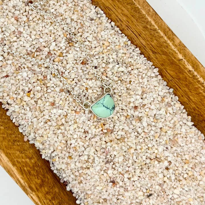 Mini Half Moon Necklace - 16" Chain (Option 9) for wholesale by Indie Rae