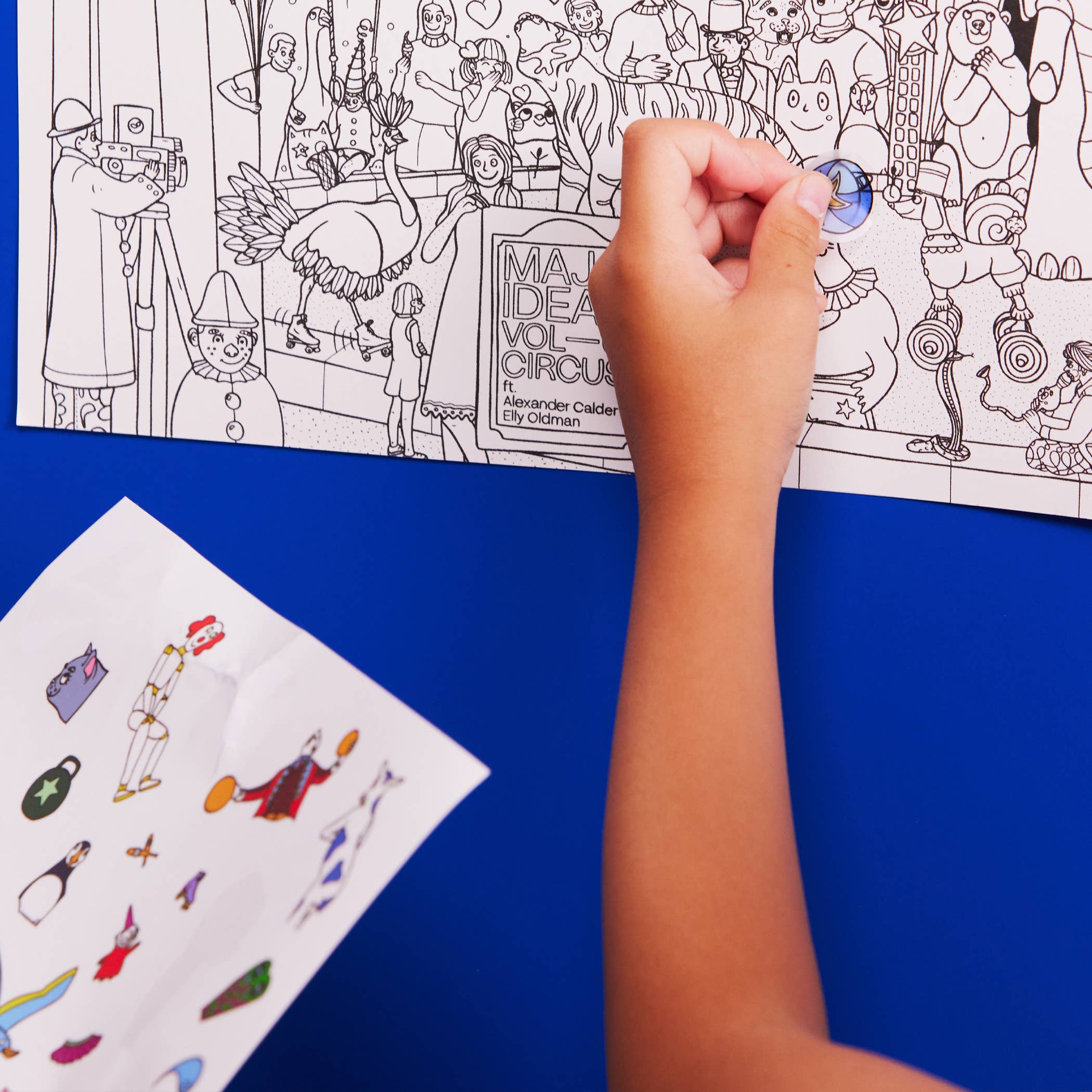 MAJO IDEAS - Wholesale Sticker - Kids & Baby - VOL ⑧ — CIRCUS Sticker Based Art Pack8