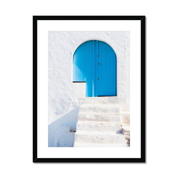 La Porte Bleue pour la vente par Mediterranean Prints