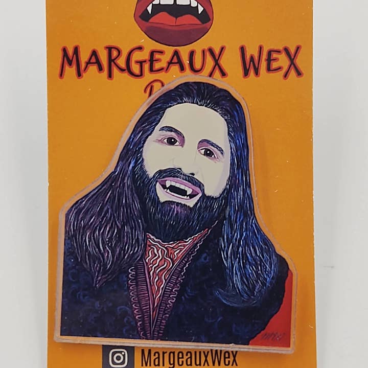 Pino Acrílico Nandor Horror por atacado de Margeaux Wex Designs