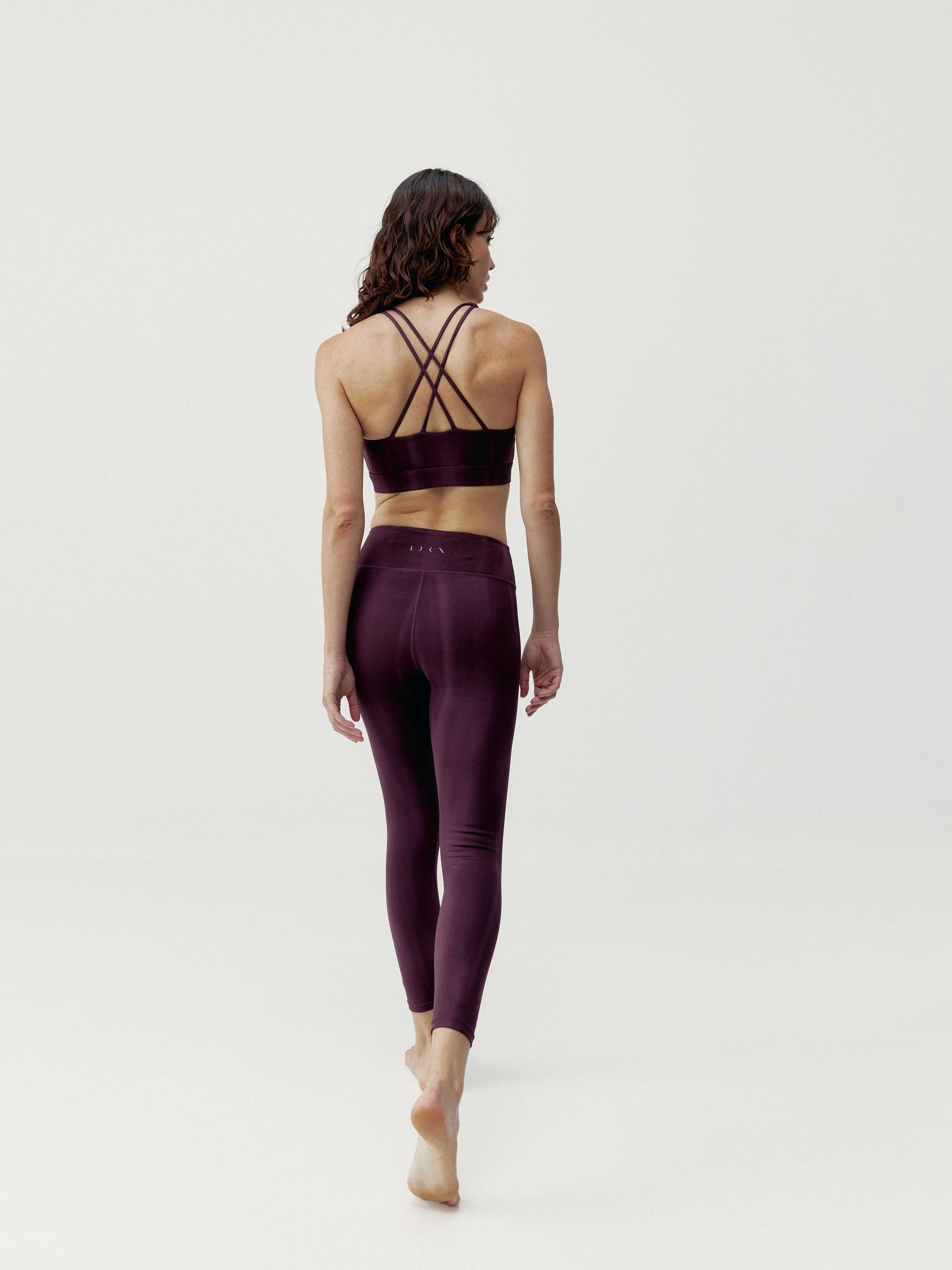 Born Living Yoga - Wholesale Athletic/Lounge Leggings - Women's - Blanche Beet Plant Legging5