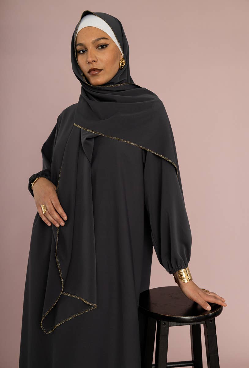 IDEAL OUTFIT - Wholesale Kaftan - Women's - Medina silk abaya for women ref:2338pkdr23