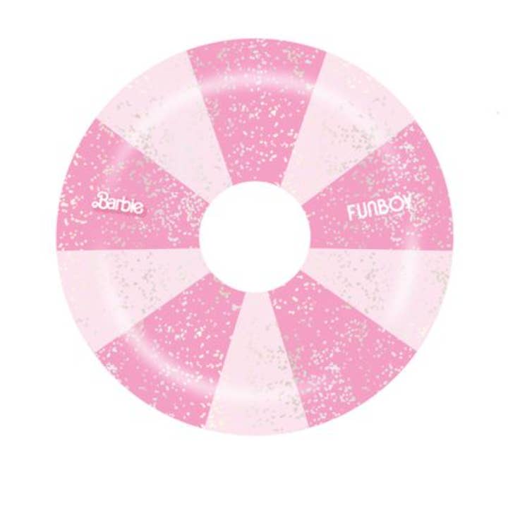 FUNBOY - Wholesale Inflatables - FUNBOY X Barbieâ„¢ Pink Glitter Tube Float