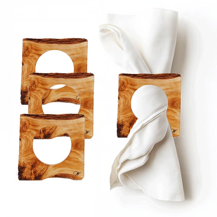 Waterdale Collection - Wholesale Napkin ring - Wood Napkin Rings