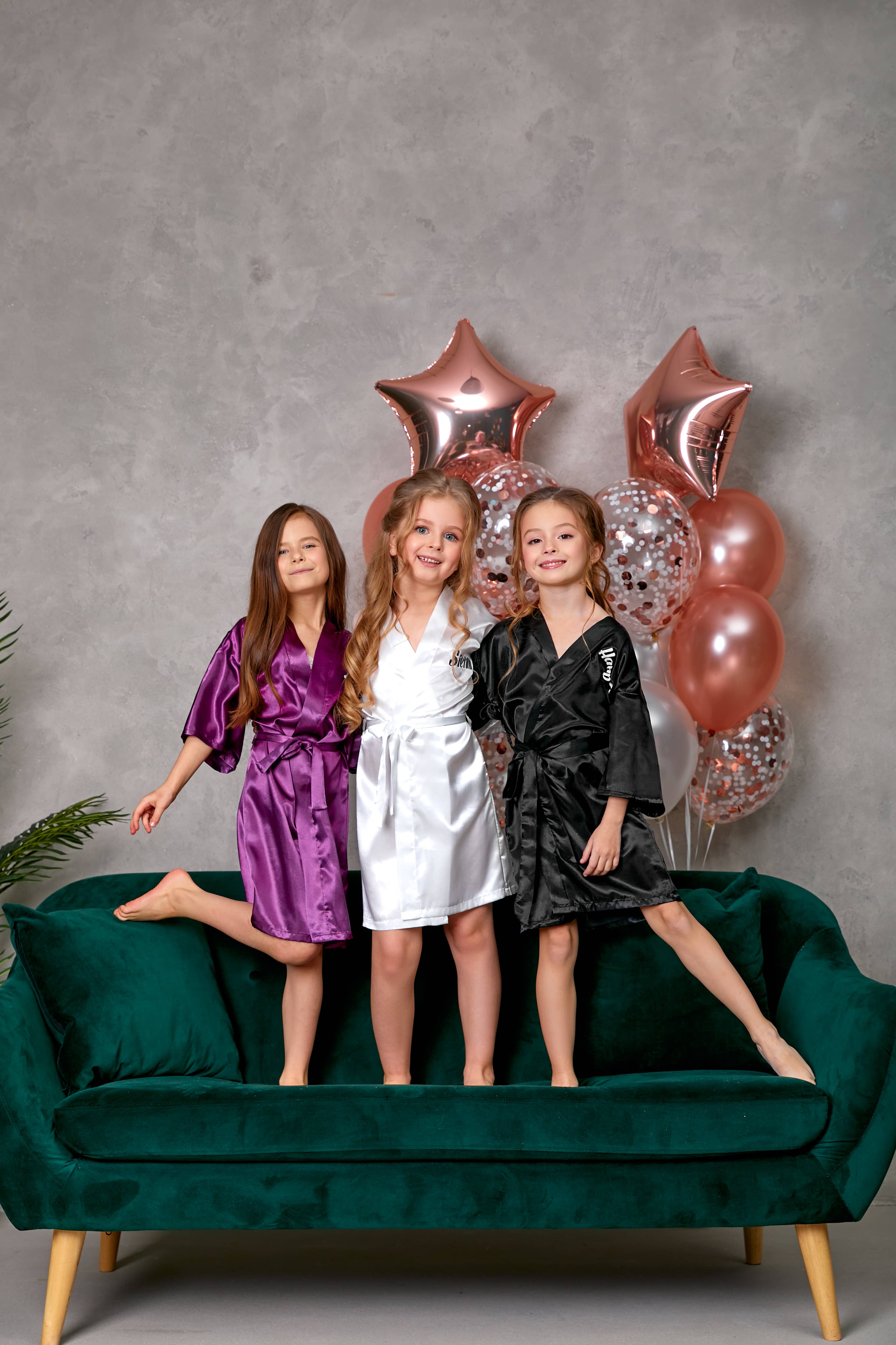 Sisters G Kids - Wholesale Robe - Kids - Satin Party Girls Robes4