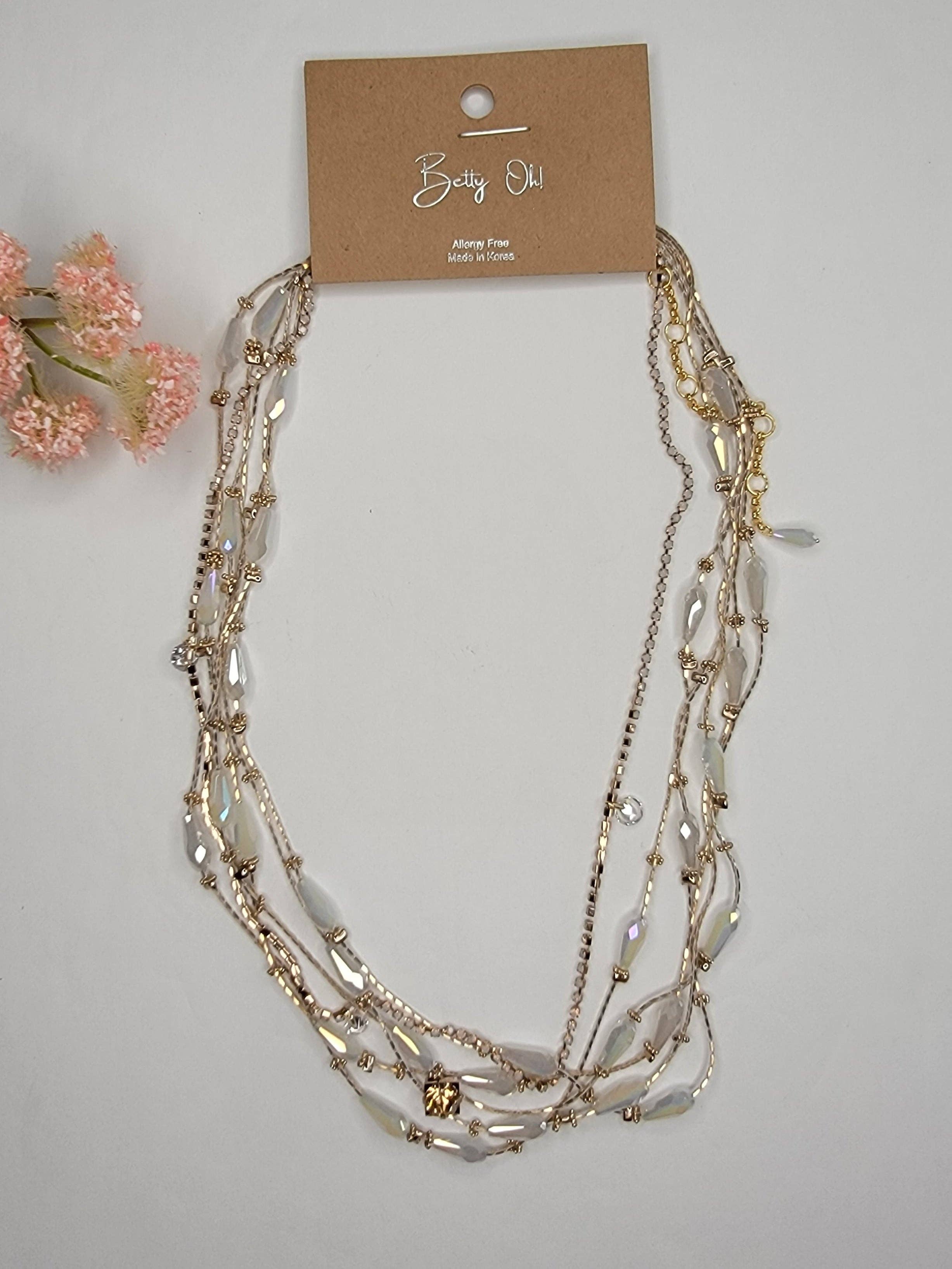 BETTYOH INC - Wholesale Beaded/Pearl Necklace - Handmade Multiple Layer Beads Necklace7