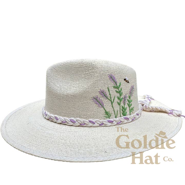 Goldie Bee Hat Purple for wholesale by The Goldie Hat Co
