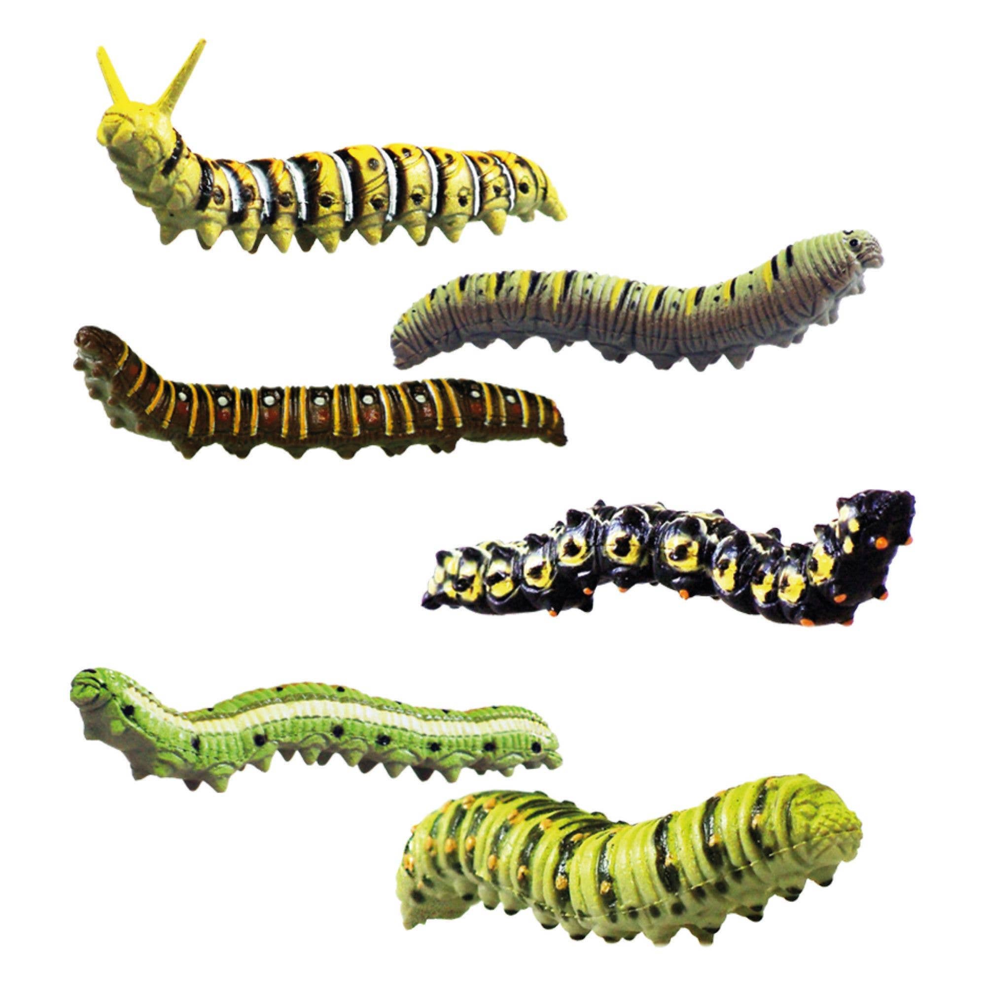 Deluxebase – wholesale Figurine toy – Kids – Animix Mini Animal Figurines - Caterpillars0