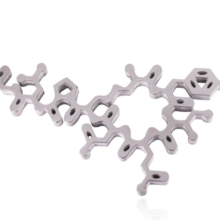 Clayton Jewelry Labs - Venta al por mayor Collares con colgantes/abalorios - Collar de acero inoxidable con molécula de oxitocina8