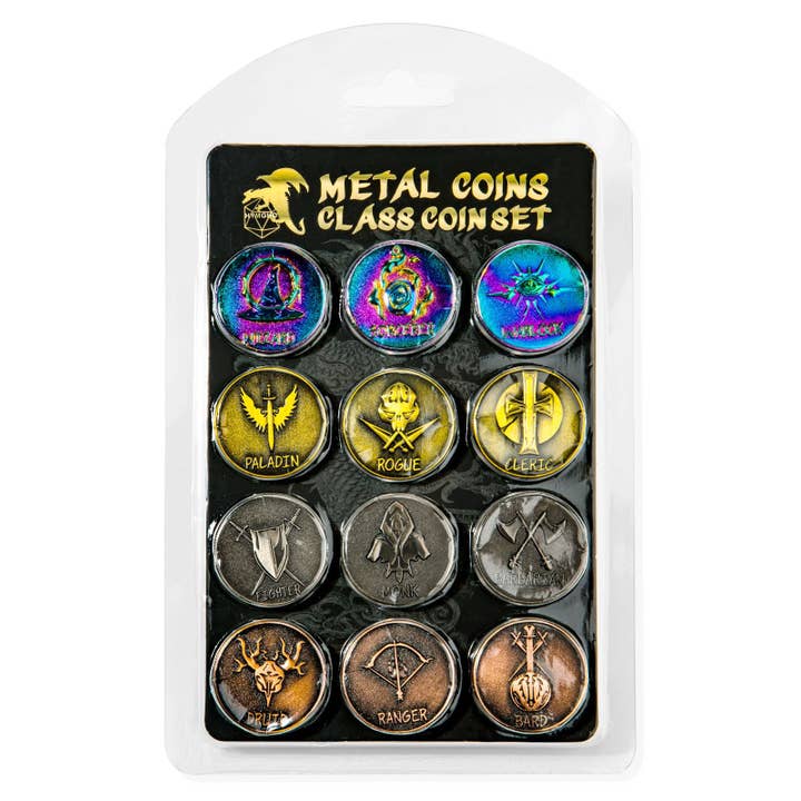 Class Coin set of 12 for wholesale by Hymgho Premium Dice