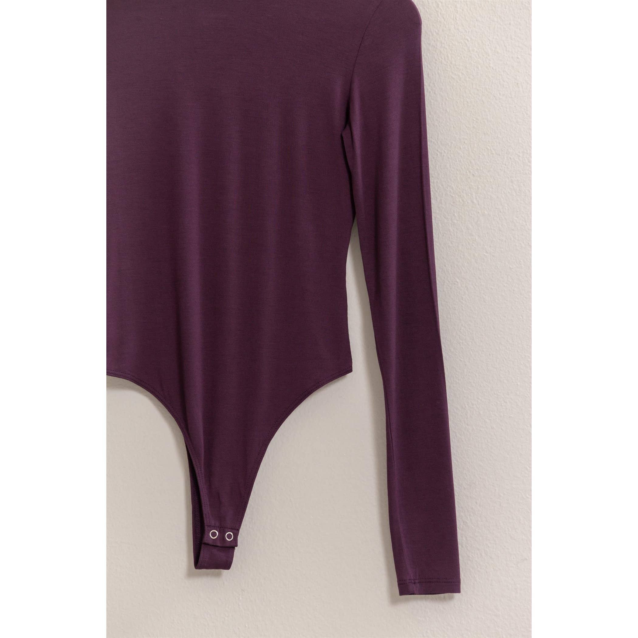 Double Zero - Wholesale Bodysuit - Women's - Long Sleeve Turtleneck Bodysuit4