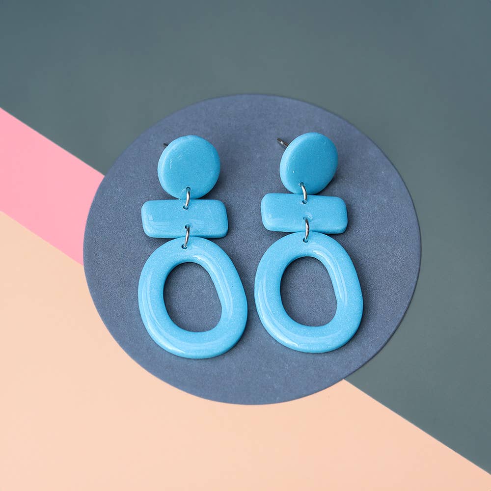 Studio Marclay - Wholesale Dangle Earrings - Massa Blue
