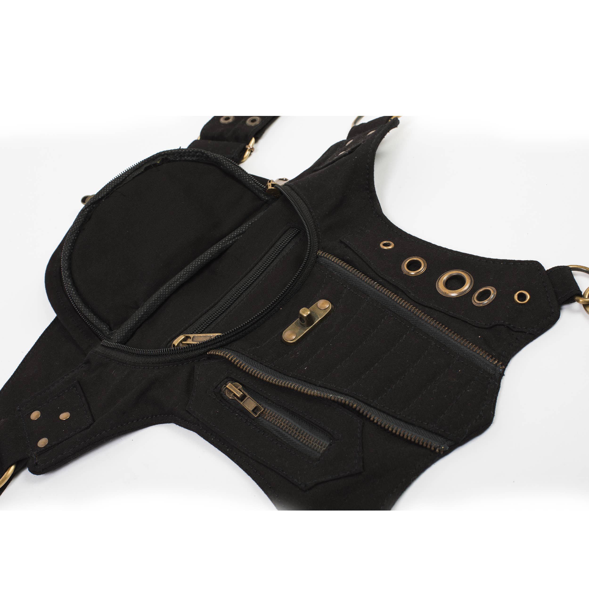 Lakhays Collection Inc. - Wholesale Belt Bag - Women's - Bikers Sling-Hip Bag With thigh Belt3