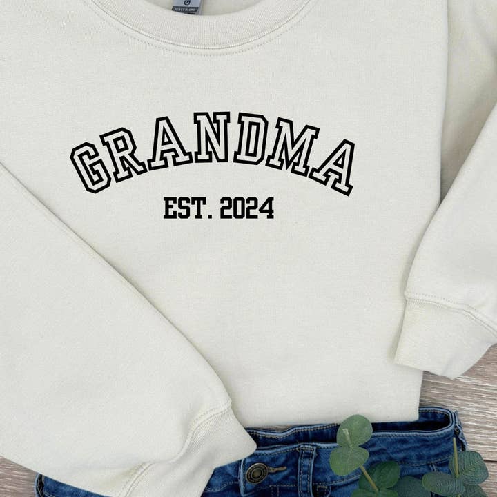Personalized Grandma Mama Sweatshirt - Gifts For Mom for wholesale by Made by Dom Designs