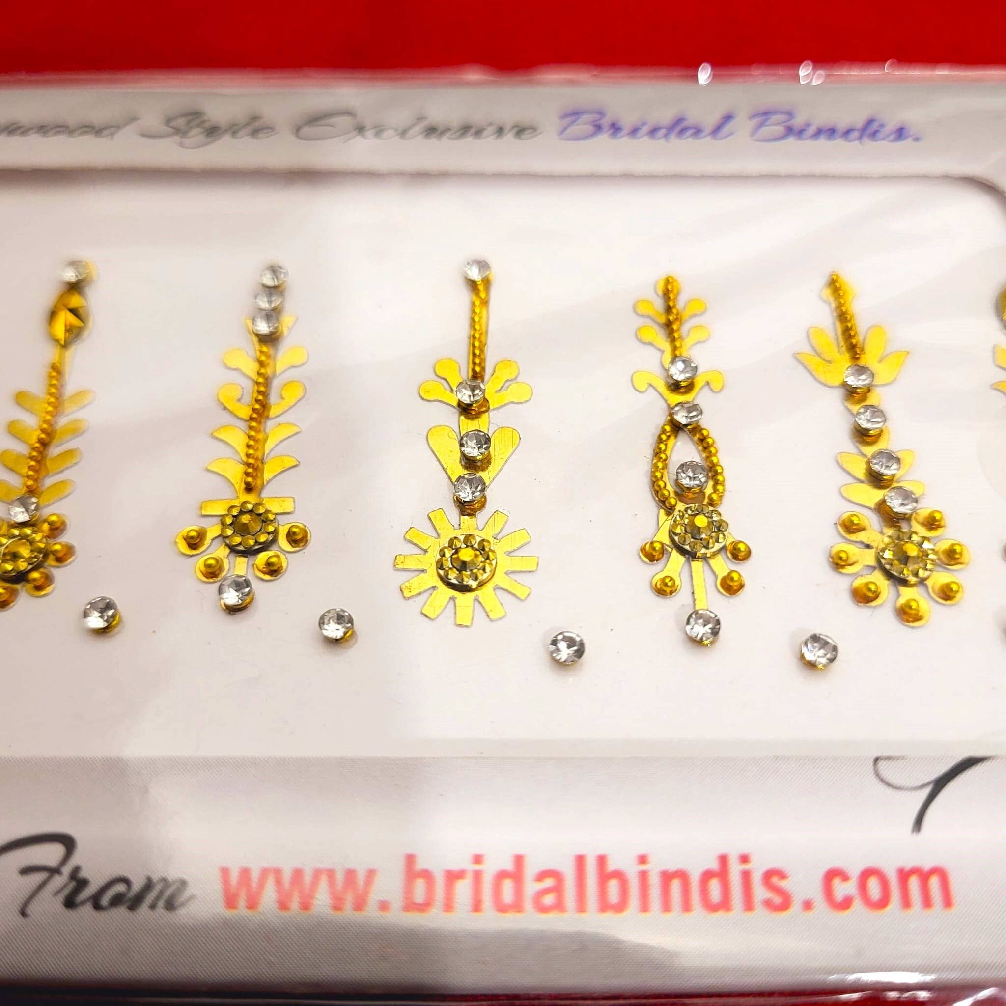 NationInFashion - Wholesale Jewelry Set - Indian Traditional Long Bindi in Gold Color1