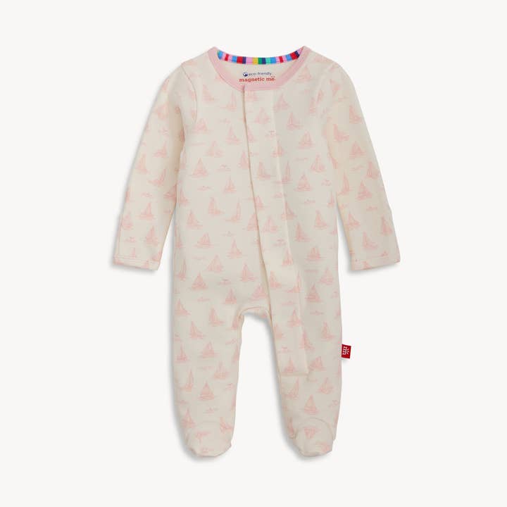 TINY TIDES PK ORG COT BABYGROW MAGNÉTICO por atacado de Magnetic Me