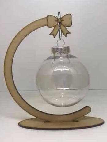 Bow Bauble Holder for wholesale by manchester laser cuts
