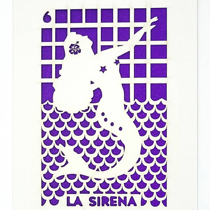 two hermanas - Wholesale Everyday Greeting Card - La Sirena - loteria1