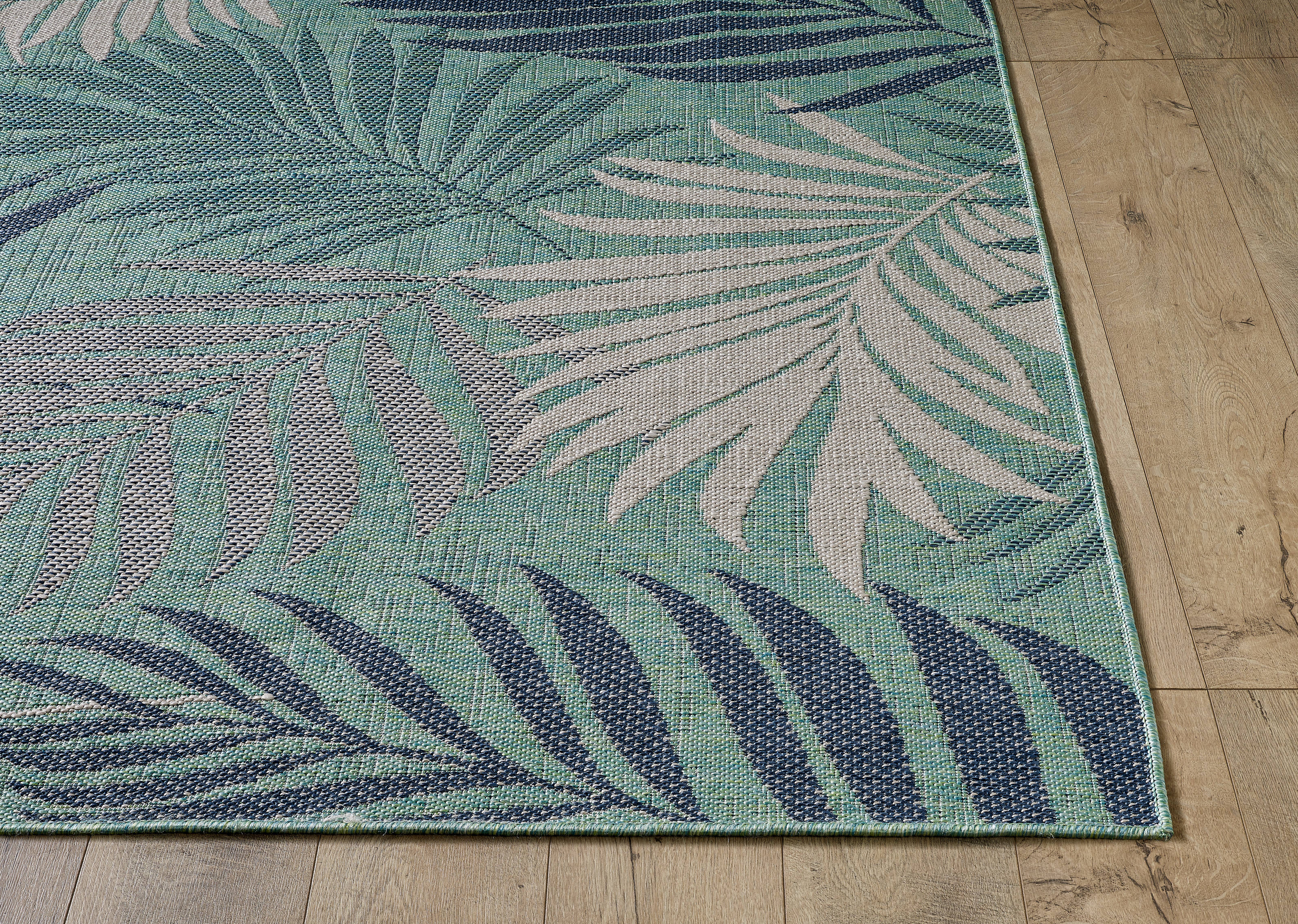 KAS Rugs – Großhandel Teppichvorleger – Provo 5788 Aqua Palms Flächenteppich1