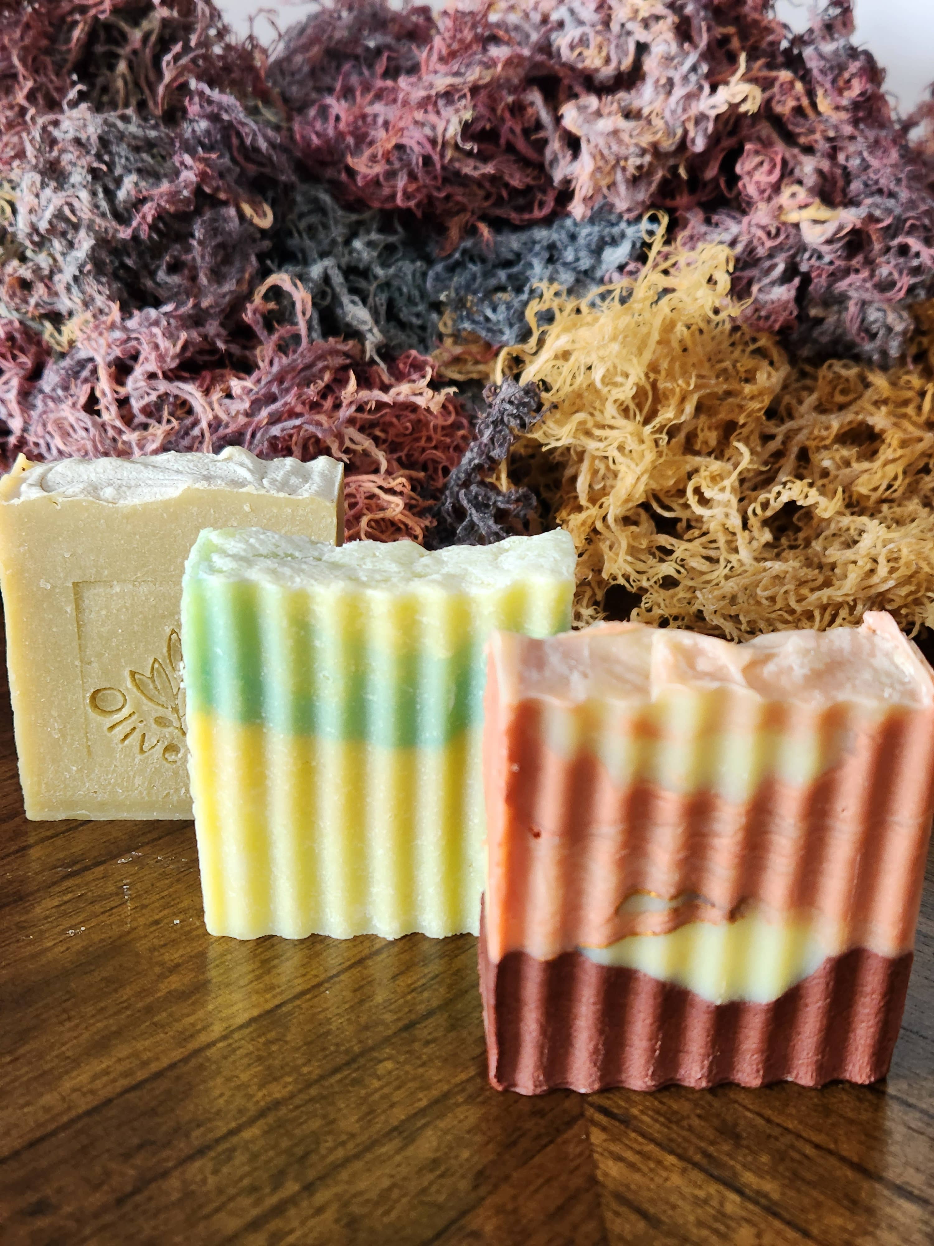 Sea Moss Organics LLC - Wholesale Bar Soap - Sea Moss & Virgin Olive Oil & Honey & Organic Coconut Soap2
