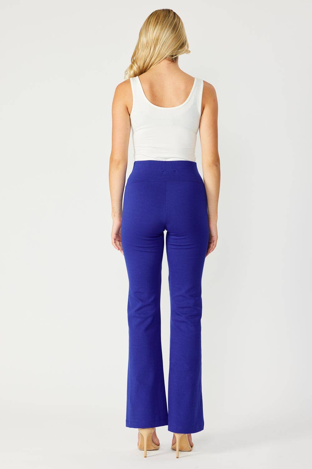 FSL Apparel - Vente Pantalon – femme - SP7077 - PANTALON ÉVASÉ À ENFILER AVEC LARGE CEINTURE5