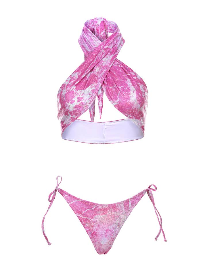 BIKINI TWIST - LAVA ROSA per la vendita all'ingrosso da parte di The Gold Key